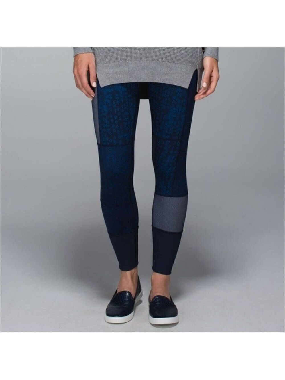 LULULEMON | Wunder Under Pant in Patchwork Blue